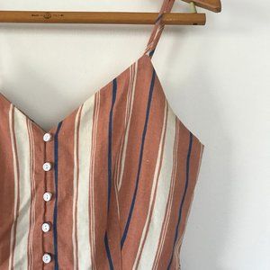 Lost + Wander Striped Jumpsuit